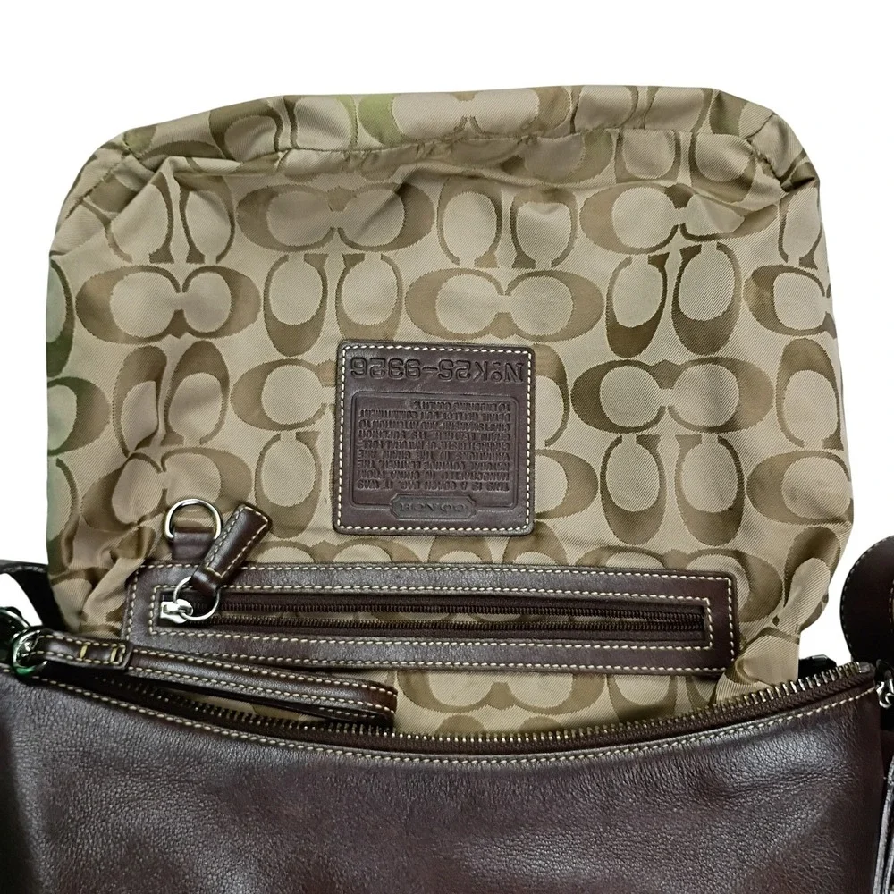 Coach Hobo Bag Womens Small Brown Good Leather Ergo 9326 Vintage Shoulder Bag